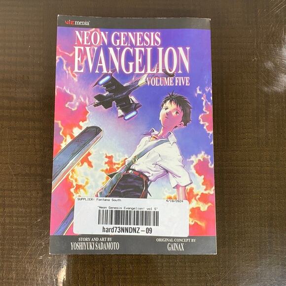 Neon Genesis Evangelion Yoshiyuki Sadamoto Vol Five English Manga Viz - Picture 1 of 7